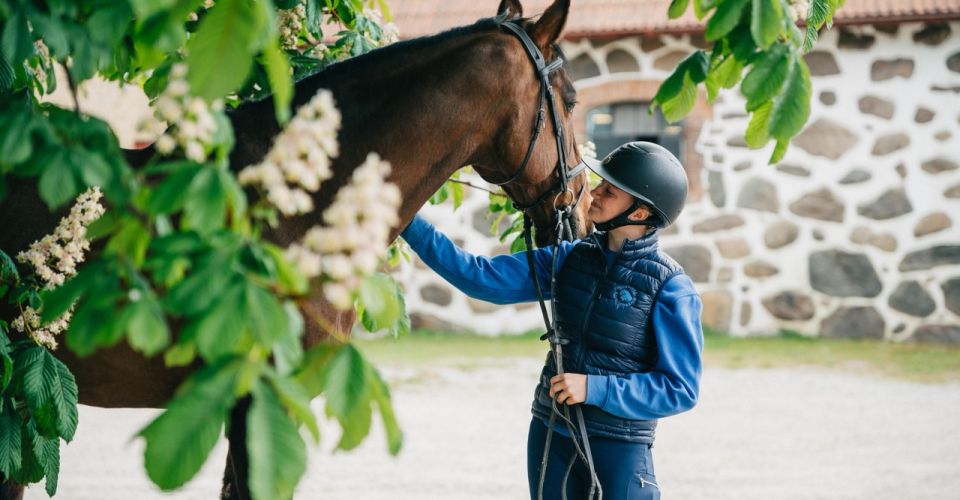 Gårdsplanen på Sveriges Ridgymnasium i Svedala